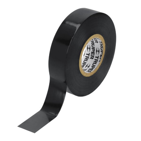 Cinta de aislar de 18 m x 19 mm negra Truper 12500