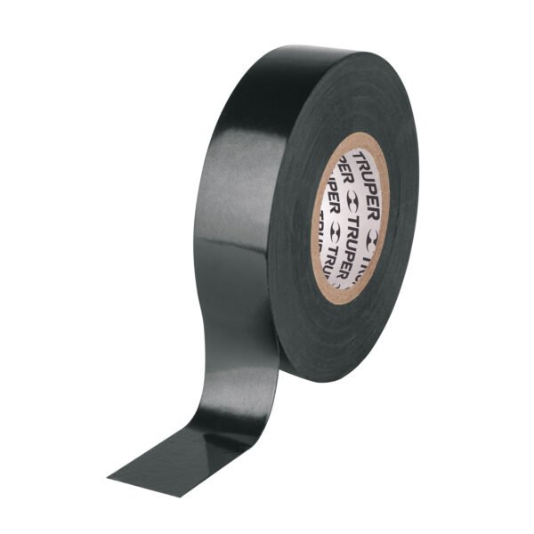 Cinta de aislar de 18 m x 19 mm negra en blíster Truper 12499
