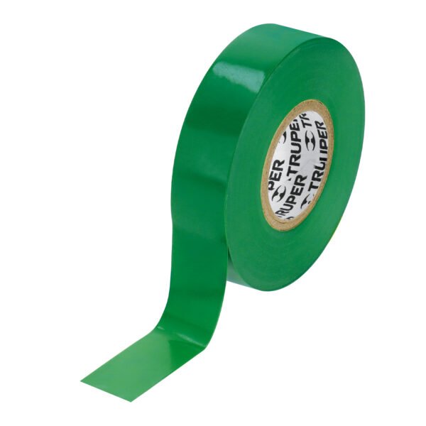 Cinta de aislar de 18 m x 19 mm verde Truper 12502