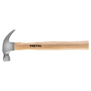 Martillo semipulido 7 oz uña curva PRETUL 25000