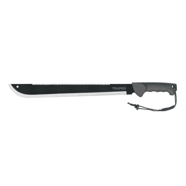 Machete doble filo 18 cacha inyectada con funda TRUPER 13098