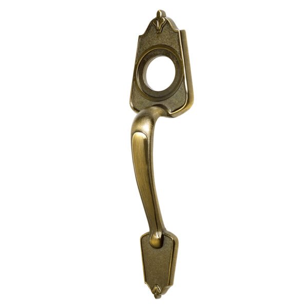 Chapetón metálico para puerta acabado latón antiguo 43651