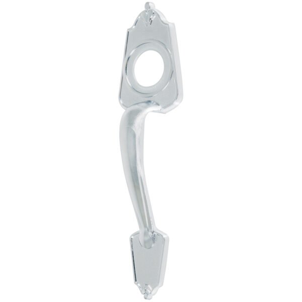 Chapetón metálico para puerta acabado cromo mate 46139