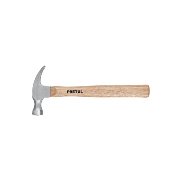 Martillo semipulido 16 oz uña recta PRETUL 25001