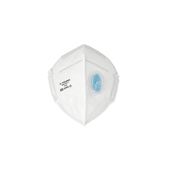 Respirador plegable N95 con válvula para partículas Truper 102336