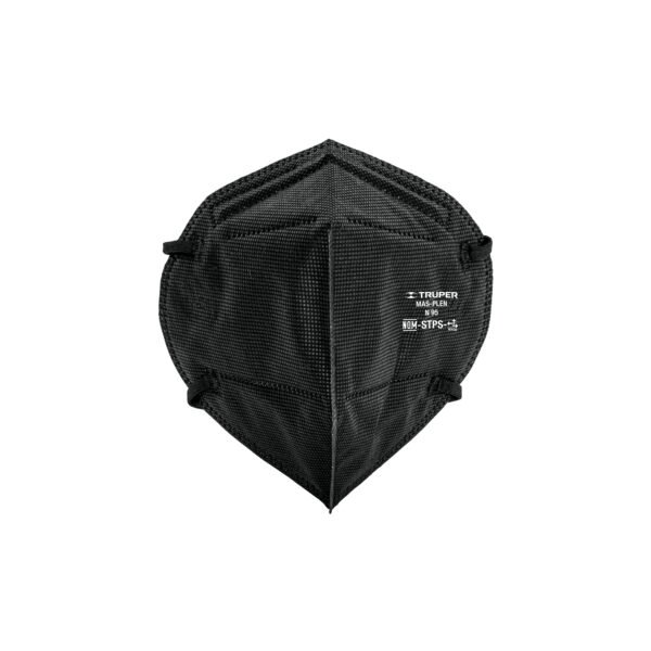 Respirador plegable N95 negro para polvos y partículas 102327