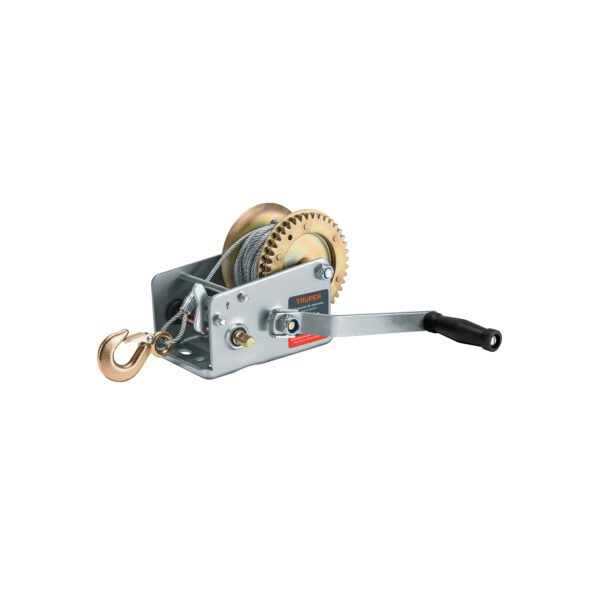 Malacate de manivela 1100 kg con cable Truper 14721