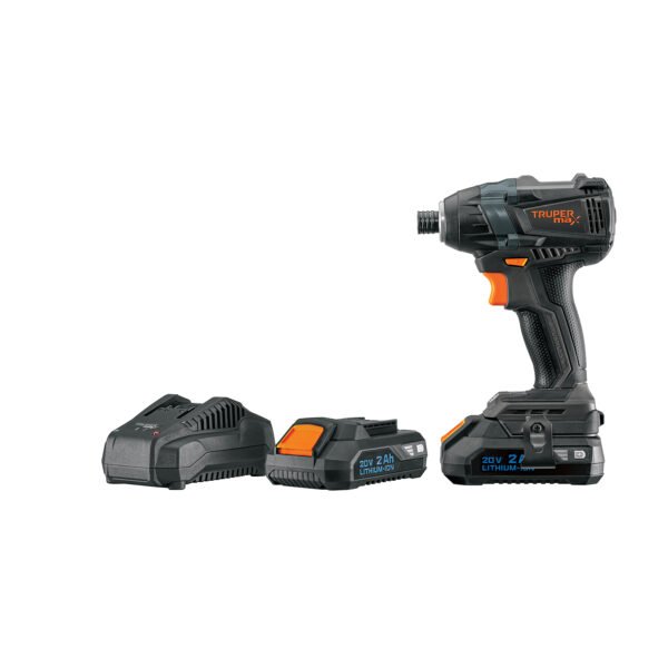 Destornillador de impacto 20V 2 baterÃ­as 2Ah MAX 101402