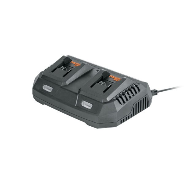 Cargador dual de baterías 20V enchufe tipo C TRUPER MAX 103664