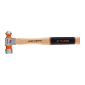 Martillo pulido de bola 16 oz mango hickory Truper Grip 16902