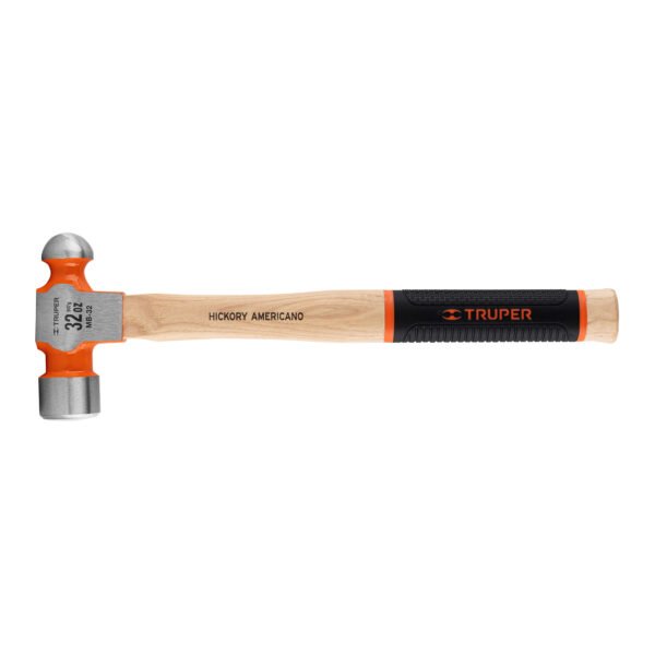 Martillo pulido de bola 32 oz mango hickory Truper Grip 16904