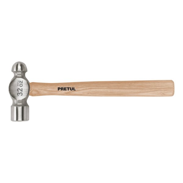 Martillo pulido de bola 32 oz mango madera Pretul 22660