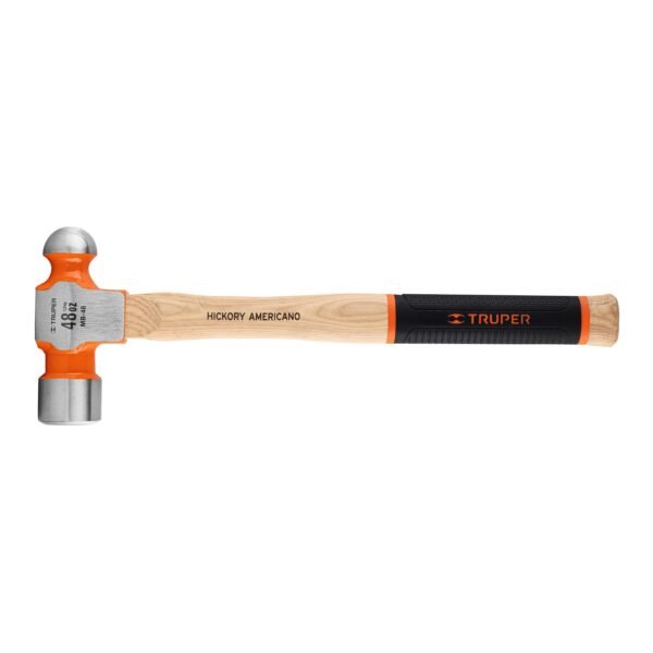 Martillo pulido de bola 48 oz mango hickory Truper Grip 16906