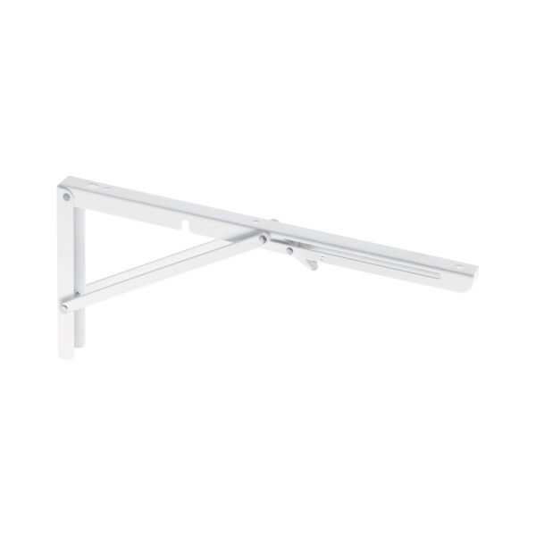 Ménsula plegable de acero blanca 8 x 16 Fiero 49870