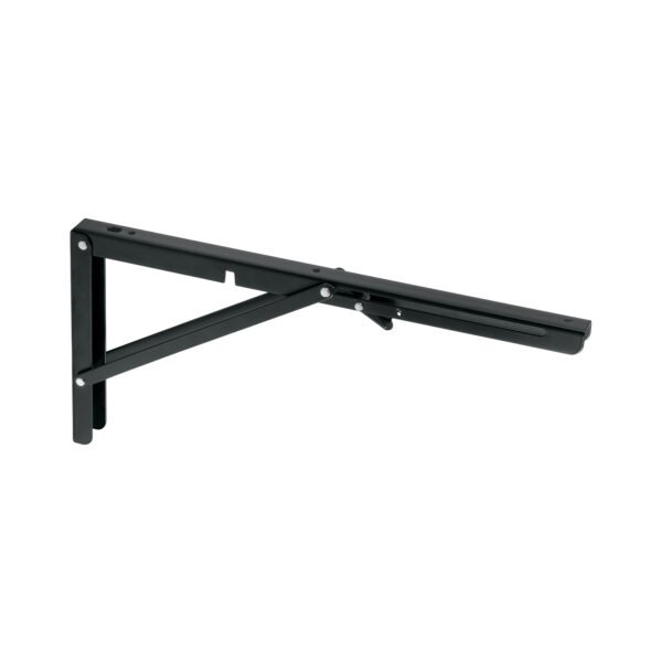 Ménsula plegable de acero negra 8 x 16 Fiero 49829