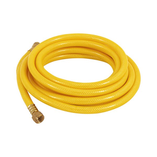 Manguera para gas PVC amarilla 3/8x5 m c/conexión Foset 45014