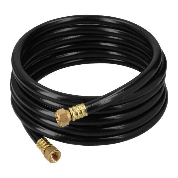 Manguera para gas PVC negra 3/8x4 m c/conexión Foset 40078