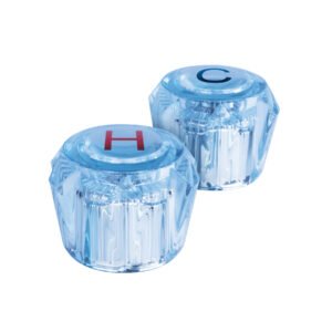 MM-200Z.jpg Juego 2 manerales acrílico azul p/lavabo y fregadero Basic 49456