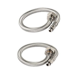 Juego de 2 mangueras para mezcladoras tipo monomando Basic 49436
