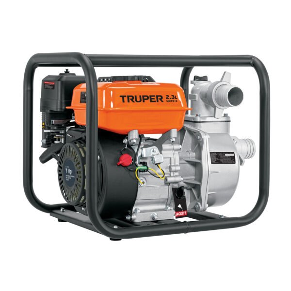 Motobomba autocebante 2x2 gasolina 7HP agrícola TRUPER 17116