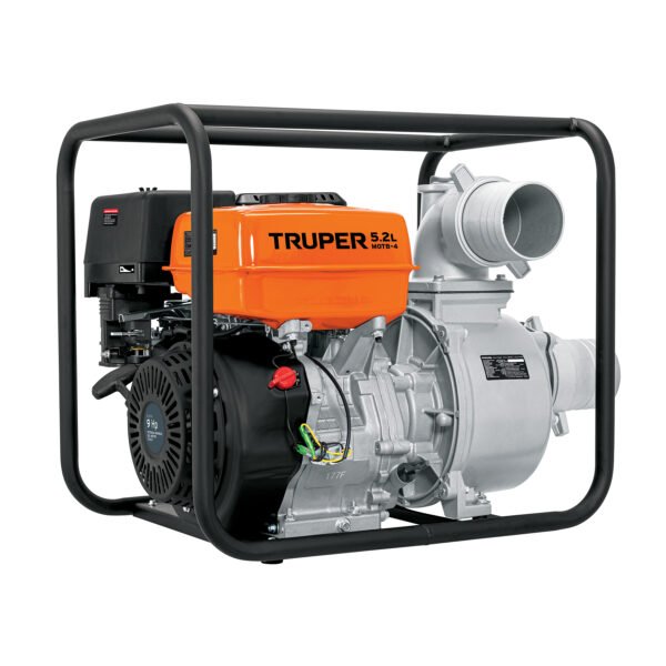 Motobomba autocebante 4x4 gasolina 9HP agrícola TRUPER 17118