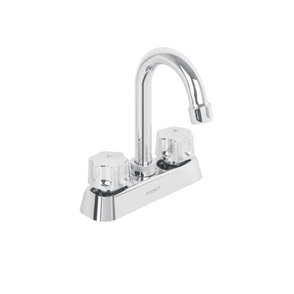 Mezcladora 4 lavabo ABS cuello bar hexagonal BASIC 49288