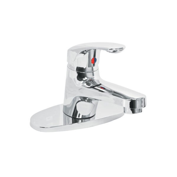 Monomando lavabo ABS nariz recta con cubierta BASIC 49550