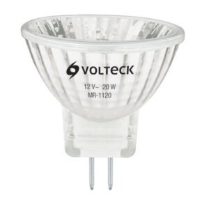 Lámpara de halógeno 20 W tipo MR11 en caja Volteck 47251