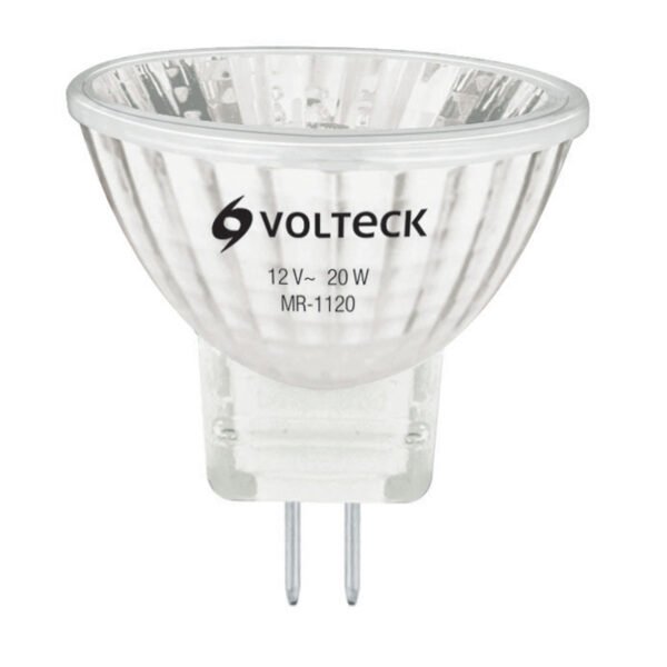 Lámpara de halógeno 20 W tipo MR11 en caja Volteck 47251