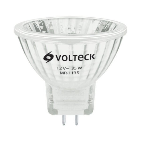 Lámpara de halógeno 35 W tipo MR11 en caja Volteck 47252