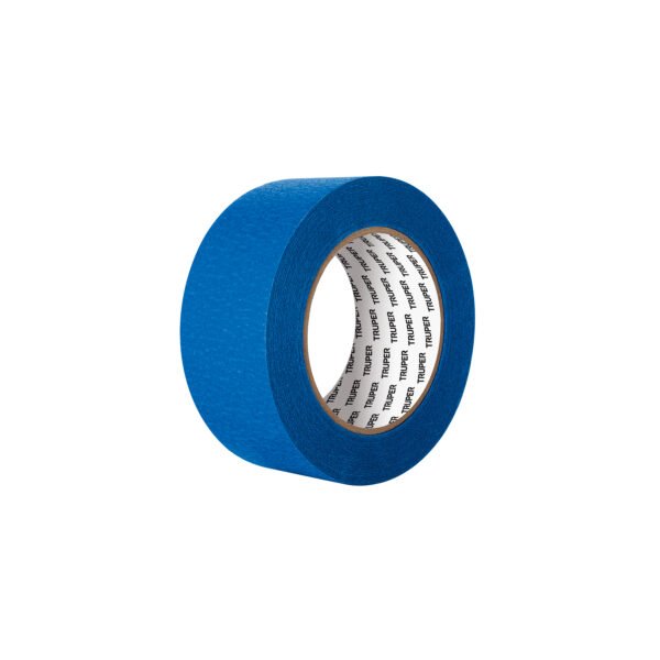 Cinta masking tape azul de 2 x 50 m para pintor Truper 12624