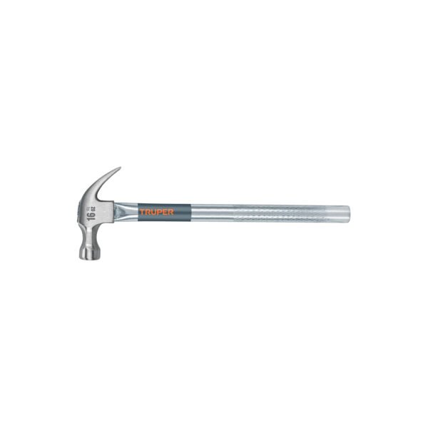 Martillo tubular pulido 16 oz uña curva Truper 16701