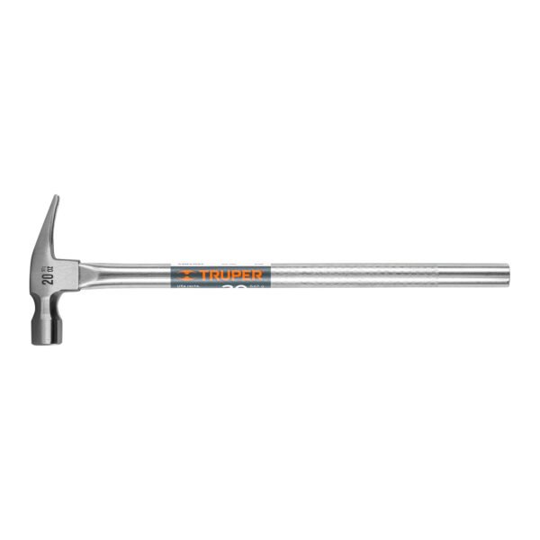 Martillo tubular pulido 20 oz uña recta Truper 16703