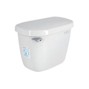Tanque bajo de porcelana con accesorios blanco FOSET 44008