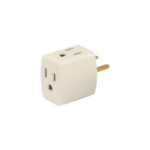 Multicontacto triple aterrizado tipo cubo Volteck 46800