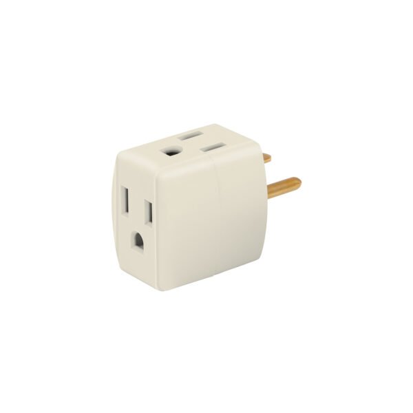 Multicontacto triple aterrizado tipo cubo Volteck 46800