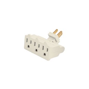 Multicontacto triple aterrizado tipo bisagra Volteck 46801