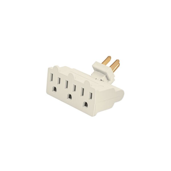 Multicontacto triple aterrizado tipo bisagra Volteck 46801