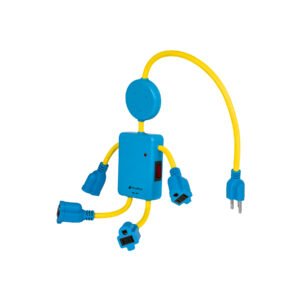 MUL-4NI.jpg Multicontacto 16 AWG figura de niño con 4 entradas Volteck 48182