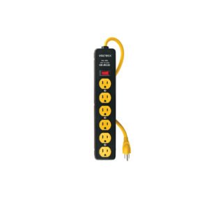 MUL-660N.jpg Multicontacto 14 AWG 6 entradas sup. de picos 600 J negro 46719