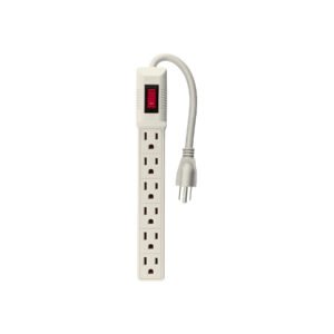 MUL-6E.jpg Multicontacto 16 AWG doméstico 6 entradas Volteck 47188
