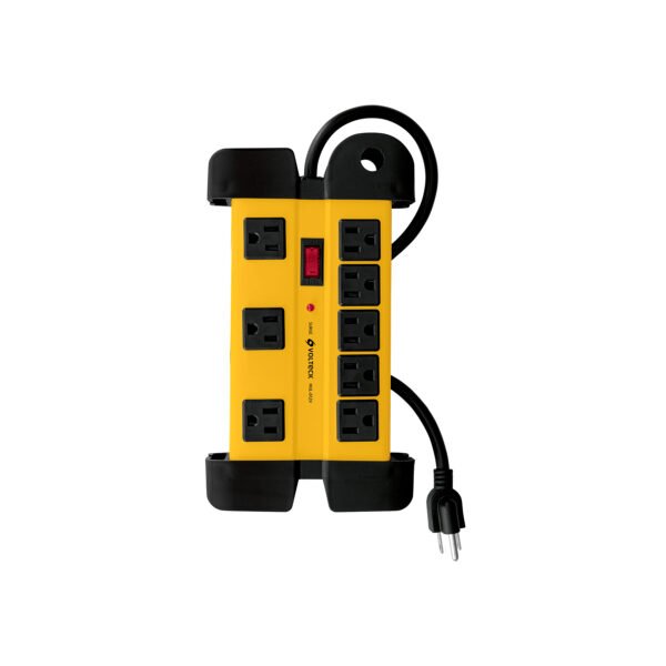 Multicontacto 14 AWG industrial supresor de picos 8 entradas 48188