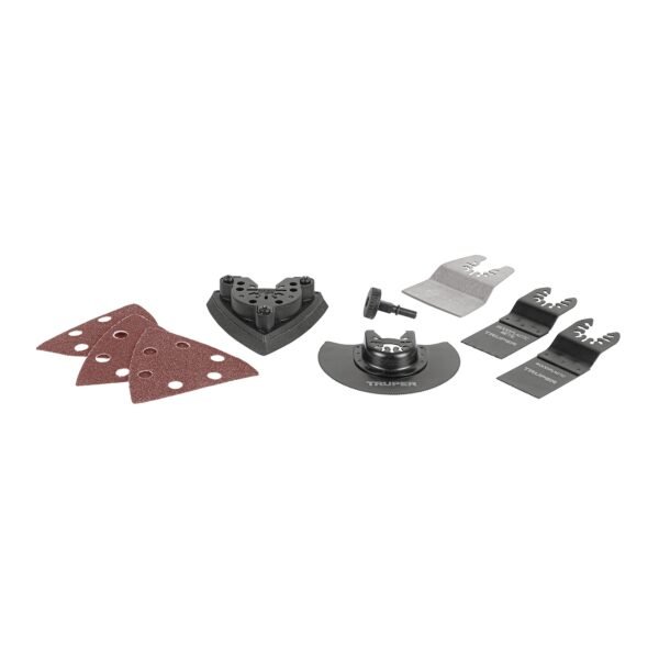 Kit con 8 accesorios para multiherramienta TRUPER PRO 103440