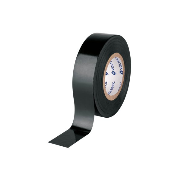 Cinta de aislar de 18 m x 19 mm negra Volteck 46160