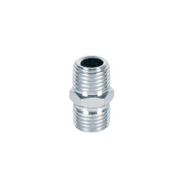 Niple de acero macho-macho cuerda 1/4 NPT PRETUL 27025