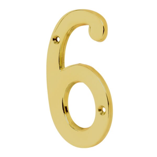 Número 6 de latón sólido 4 HERMEX 43684