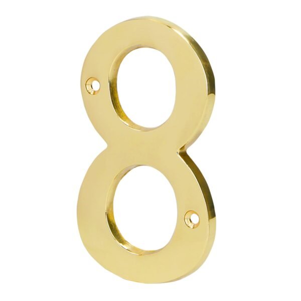 Número 8 de latón sólido 4 HERMEX 43686