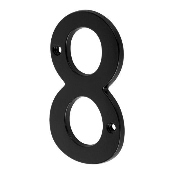 Número 8 de latón sólido 4 negro  HERMEX 47861