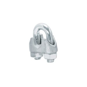 Blíster c/2 nudos (perros) de hierro p/cable de 1/4 Fiero 44084