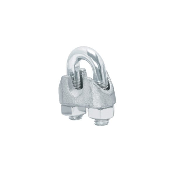 Blíster c/2 nudos (perros) de hierro p/cable de 1/4 Fiero 44084